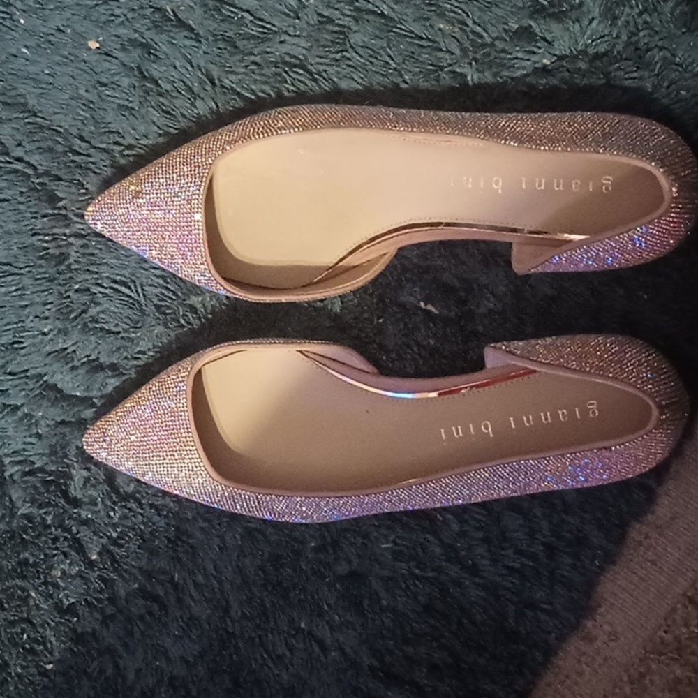 Gianni Bini rose gold flats size 11 worn once